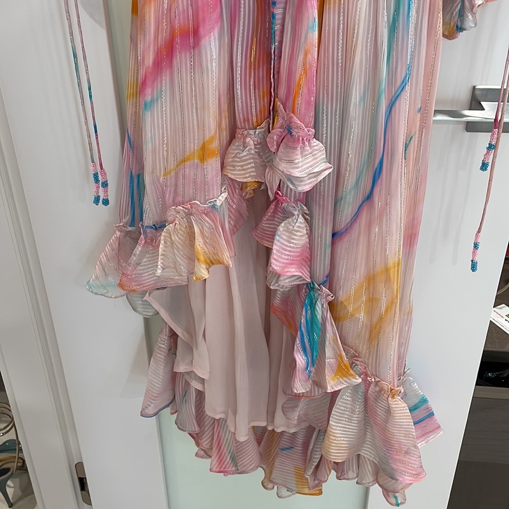 High Low Rococo Sand Dress - Picture 2 of 4